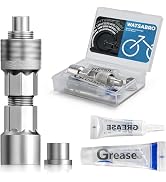 NOVASPARK Bike Crank Puller and Crank Arm Removal Tool Kit with Non-Marring Floating Tip & Grease...