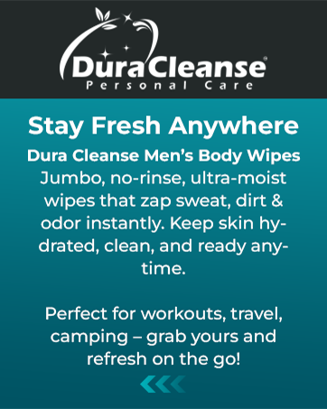 Duracleanse Men's Wipes