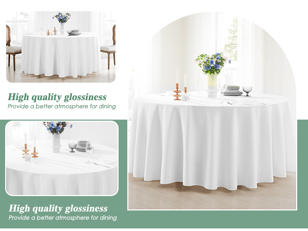 white round tablecloths