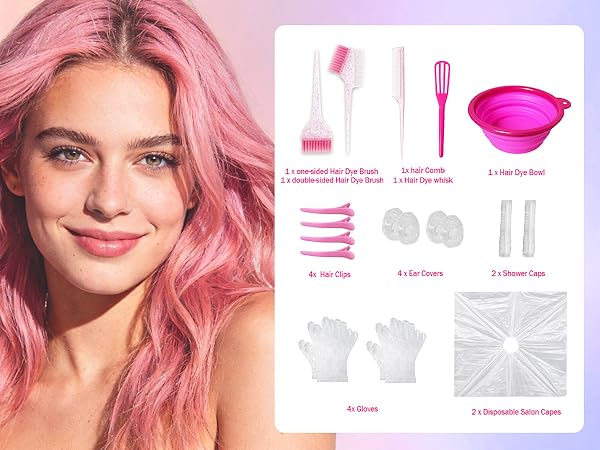 Hair Dye Brush and Bowl Set