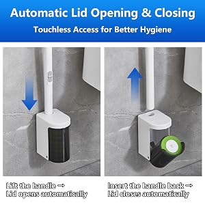 toilet brush and holder set