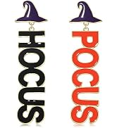 Halloween Earrings Beaded Boo Earrings for Women Spooky Ghost Pumpkin Drop Dangle Earrings