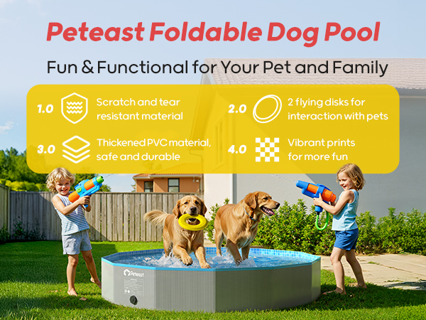 dog pools for large dogs heavy duty foldable pool doggy pool kiddie pool for dogs