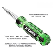 klien screwdrivers 5/16 nut driver dewalt hand tools klien tools klein 11 in 1 screwdriver multitool