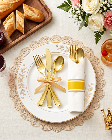 plates and napkins party supplies