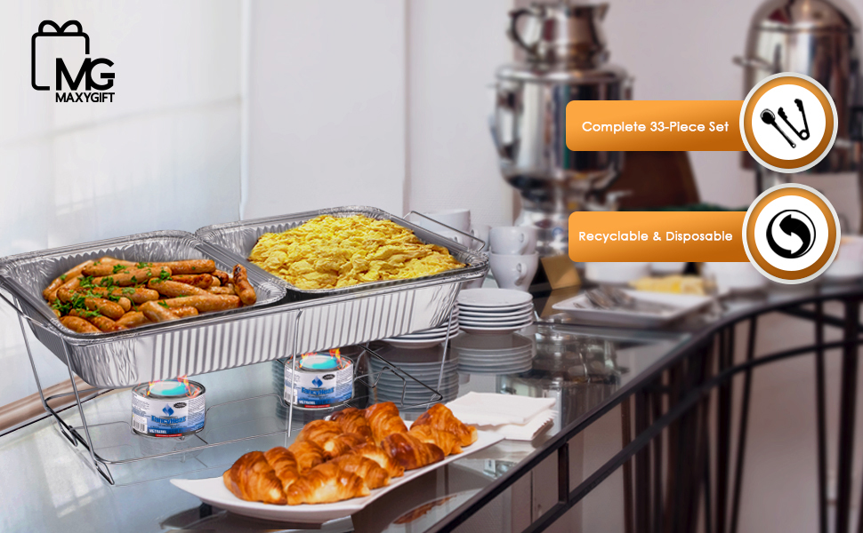 chauffing dishes, shafing dishes, folding chafing dish, commercial chafer, chaffing servers covers