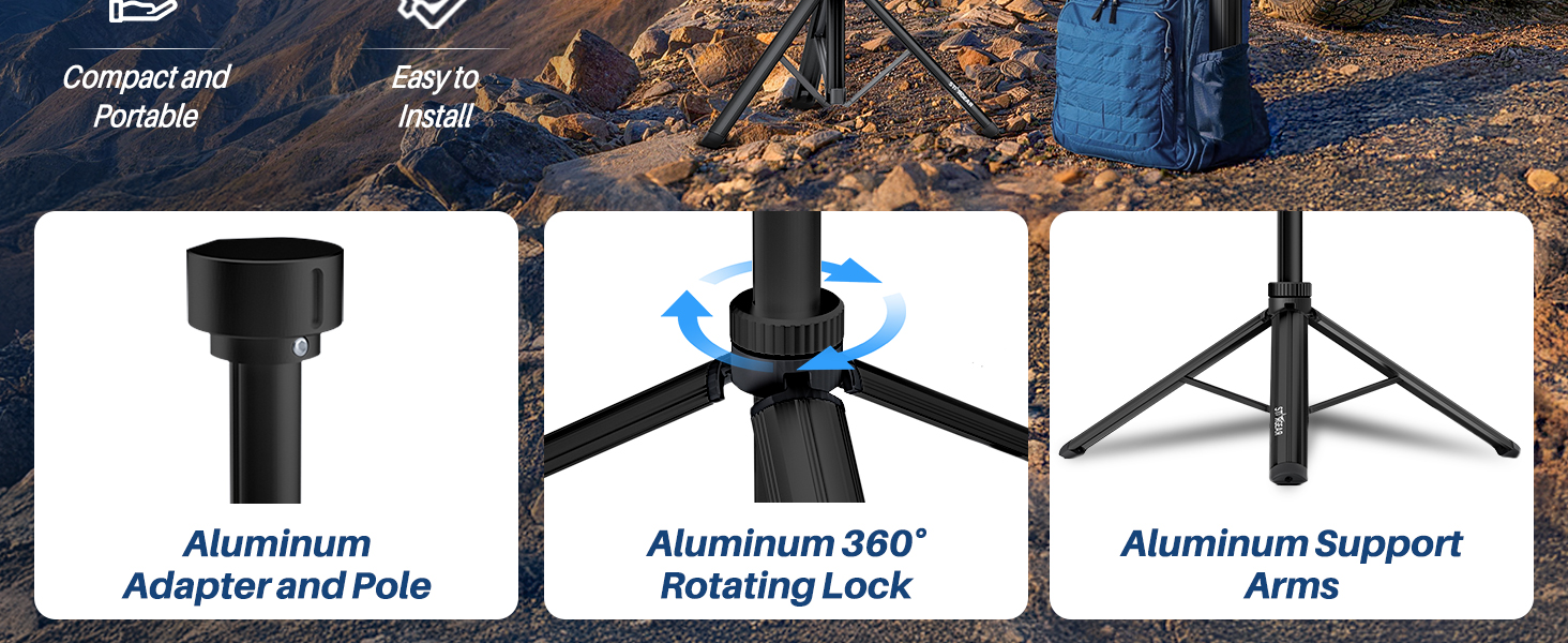 starlink mini aluminum tripod mount