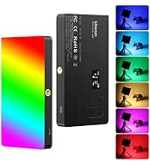 ULANZI LT002 RGB Video Light, Portable LED Camera Light Panel 0-360 Full Color, CRI 95+ 2500-9000...