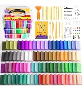 Artpar 82 Colors Polymer Clay Kit, Oven Bake Clay for Kids,19 Carving Tools | Diy Colorful Modeli...