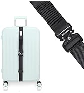 Vigorport Luggage Straps for Suitcases TSA Approved Suitcase Belt, Stretchable Travel Strap for L...