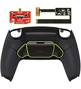 eXtremeRate Black Real Metal Buttons (RMB) Version Rise 2.0 Remap Kit for PS5 Controller with Bla...