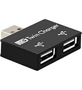 USB Hub Adapter, 2Port Hub Ultra Slim Portable USB Splitter for Surface Pro, Notebook PC, iMac Pr...