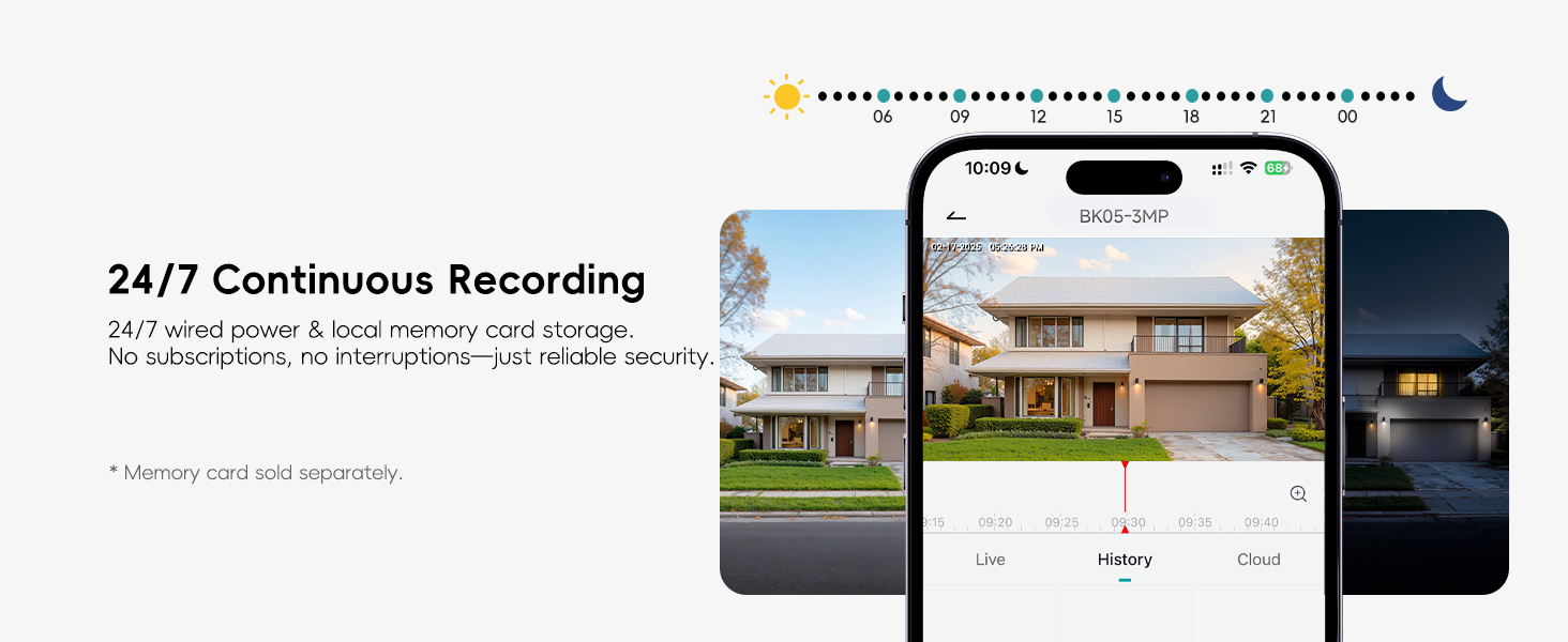 24/7 recording