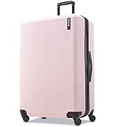 American Tourister Stratum XLT Expandable Hardside Luggage with Spinner Wheels, Pink Blush, Check...