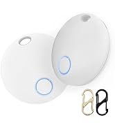 Tracker Tags 2 Pack, Luggage Tracking Compatible With TUYA APP, iOS and Android, Key Finder Locat...