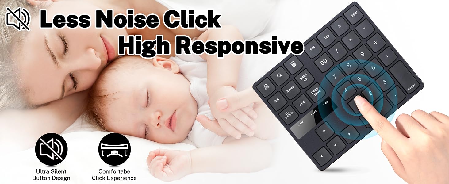 Less Noise Click High Responsive