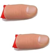 2Pcs Thumb Tip Magic Tricks Fake Thumb Tip Silk Fake Thumb Tip Magic Trick Magician Accessory Clo...