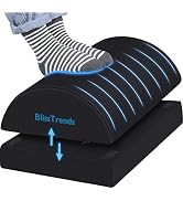 BlissTrends Foot Rest Under Desk, Foot Stool with 2 Adjustable Heights | Comfortable Footrest wit...