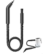 Handheld Steam Cleaner Attachment, 37.2 Inch Flexible Extension Hose, Reach for High and Tight sp...