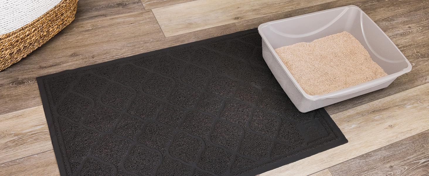 Litter Trapping Mat, Black