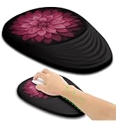 Hokafenle Ergonomic Mouse Pad Wrist Support with Stepped-Wedge Design, Wrist Rest Pain Relief Mou...