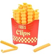 COIYINGJAUNEI French Fry Bread Bag Food Clips for Creative Clips 12 PCS, Fries Kitchen Clip, Mois...