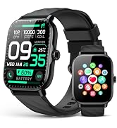 Kriutefy Smart Watches Fitness Tracker for Women Men with Step Counter, Sleep Calorie Monitor, Pe...