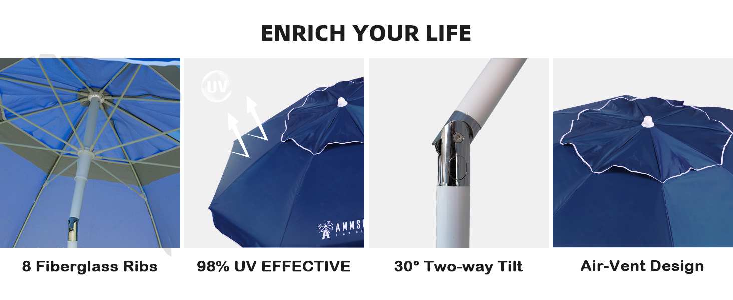 portable umbrella with stand