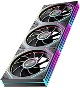 Jungle Leopard Prism4RS Ultra X3 120mm PC ARGB Computer Case Fans|Infinity Mirror|Daisy-Chain|4 P...