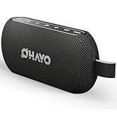 OHAYO 40W Wireless Portable Bluetooth Speaker with Lights, IPX7 Waterproof, Stereo Loud Sound, RG...