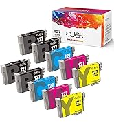 ejet Remanufactured Ink Cartridge Replacement for Epson 127 T127 to use with Workforce WF-3520 WF...
