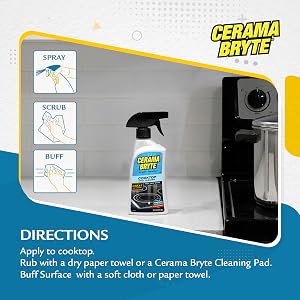 Ceramic cooktop cleaner
