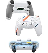 CHARM FOCUS Mouse Click PS5 Controller with 4 Remappable Back Paddles, TMR Magnetic Anti-Drift Jo...