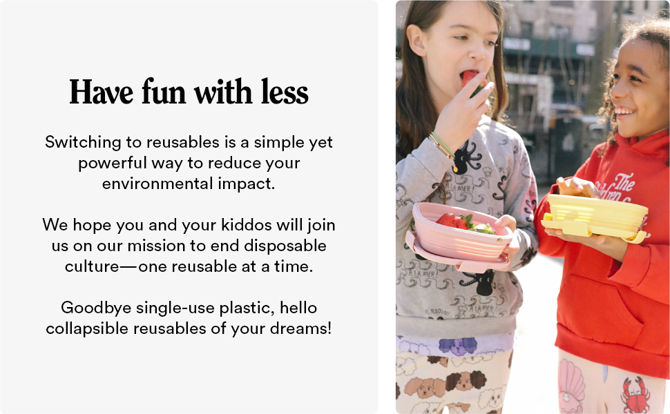 Running Kitchen Bag Essential Funnel Hot Mini Collapsable Kids Junior Children Child Boy Girl School