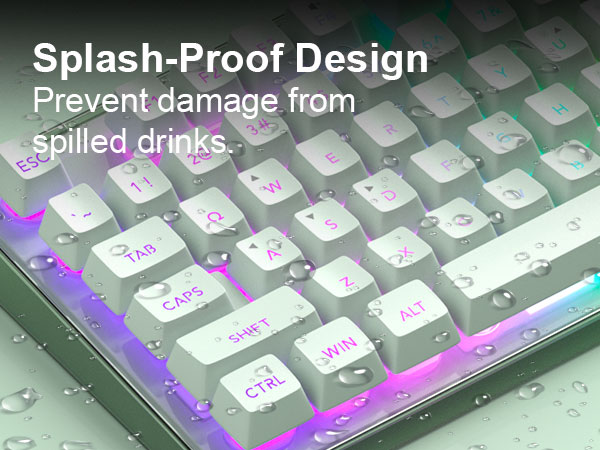 Splash-Proof Design