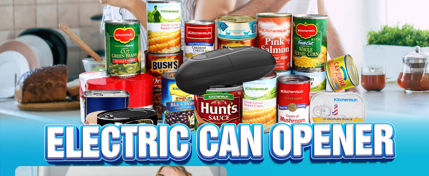 auto can opener, under cabinet can opener electric, handheld electric can opener
