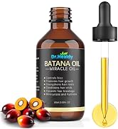 Batana Oil for Hair Growth, 100% Pure & Unrefined - Deep Repair Dry Damaged Hair, Reduce Frizz & ...