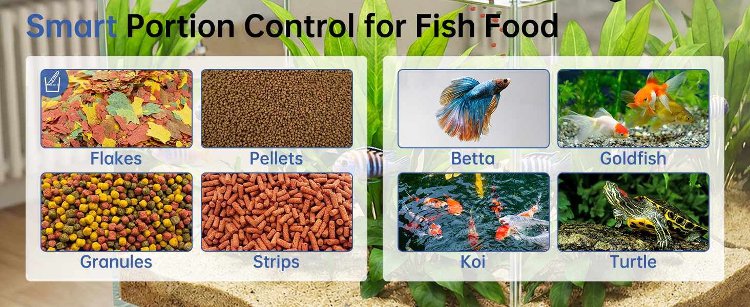 AQQA Automatic Fish Feeder for Aquarium AQ230-2