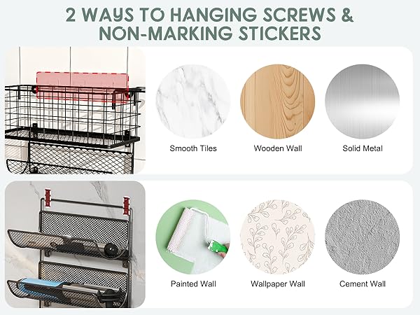 hang hair care tool organizer
