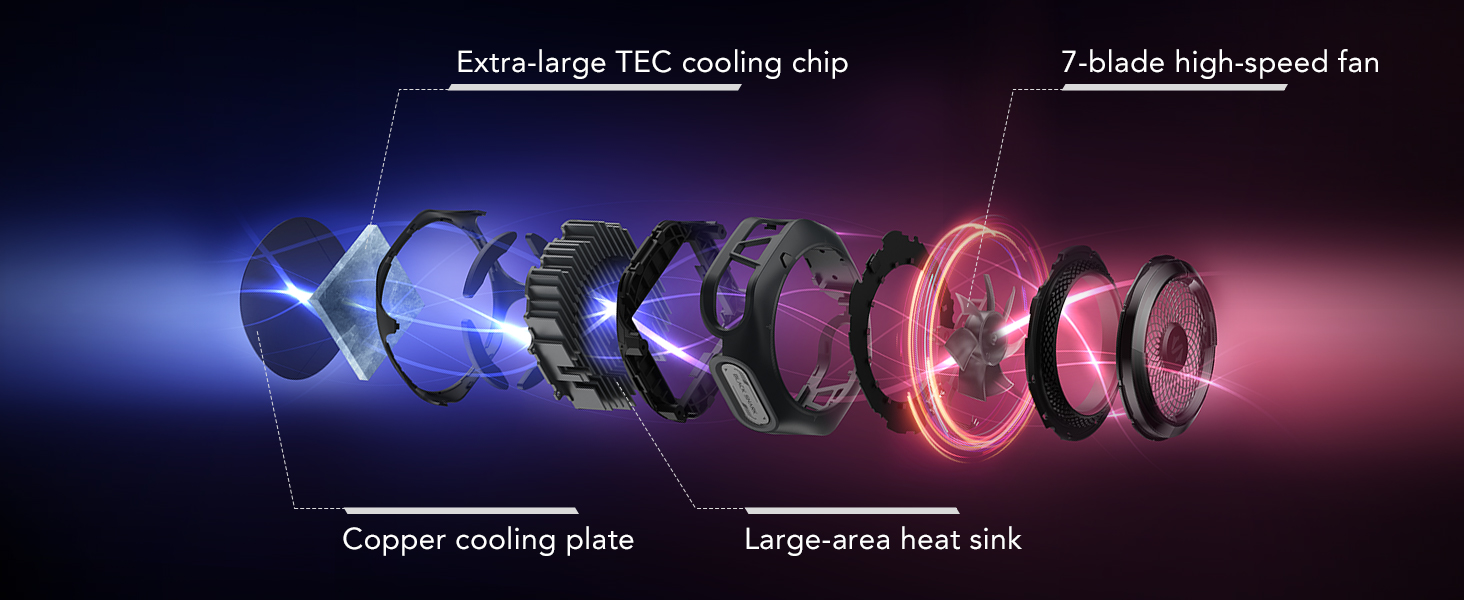 Black Shark Magnetic Cell Phone Cooler 4PRO