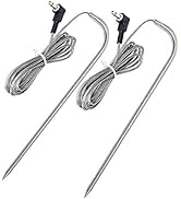 2-Pack Temp Meat Probe Replacement for Pit Boss Pellet Grills and Smokers, 3.5 mm Plug Thermomete...