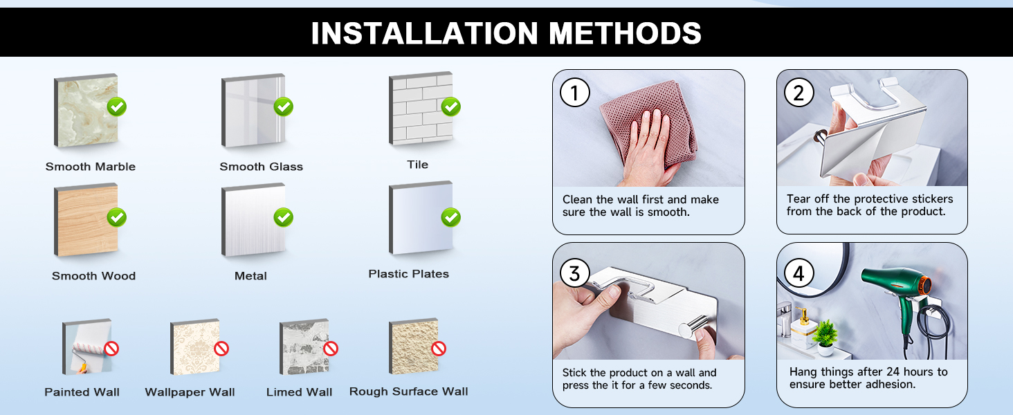 Text reads 'Image 7' and 'INSTALLATION METHODS'. Step-by-step installation guide with numbered diagrams showing product assembly sequence.