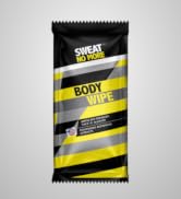 Sweat No More Body Wipes With Nourishing Botanical Extracts Pack of 250ct Individually Wrapped 10...