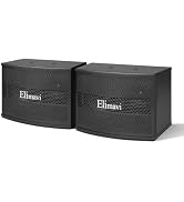 Elimavi 6.5" 2-Way Karaoke Speakers Pair, 600W Peak, Built-in Crossover | 6 Ohm Passive Speaker, ...