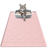 Garoopion Silicone Cat Litter Trapping Mat, Large Waterproof 34