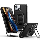 Shields Up for iPhone 13 Case with Stand (Two-Way Stand), 14 Phone Case with Double Ring Holder, ...