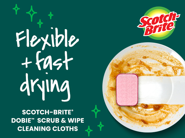 scotch-brite dobie scrub & wipe module 1