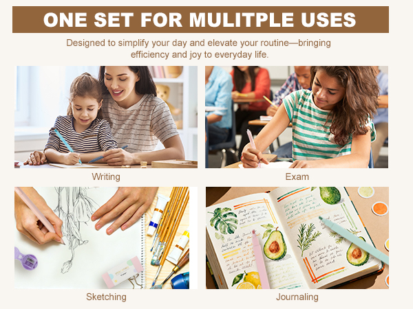 Perfect for writing exam sketching journaling