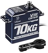 Miuzei Brushless Servo High Torque RC Servo Motor Digital Stainless Steel Gear Programmable 8.4V ...