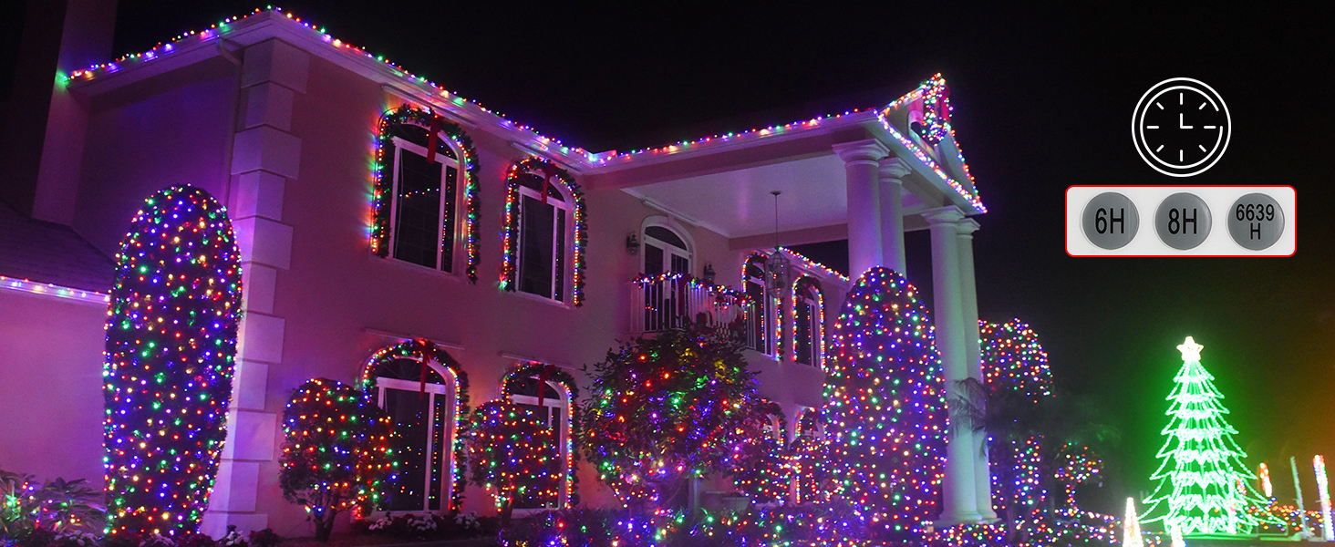 christmas lights with timer